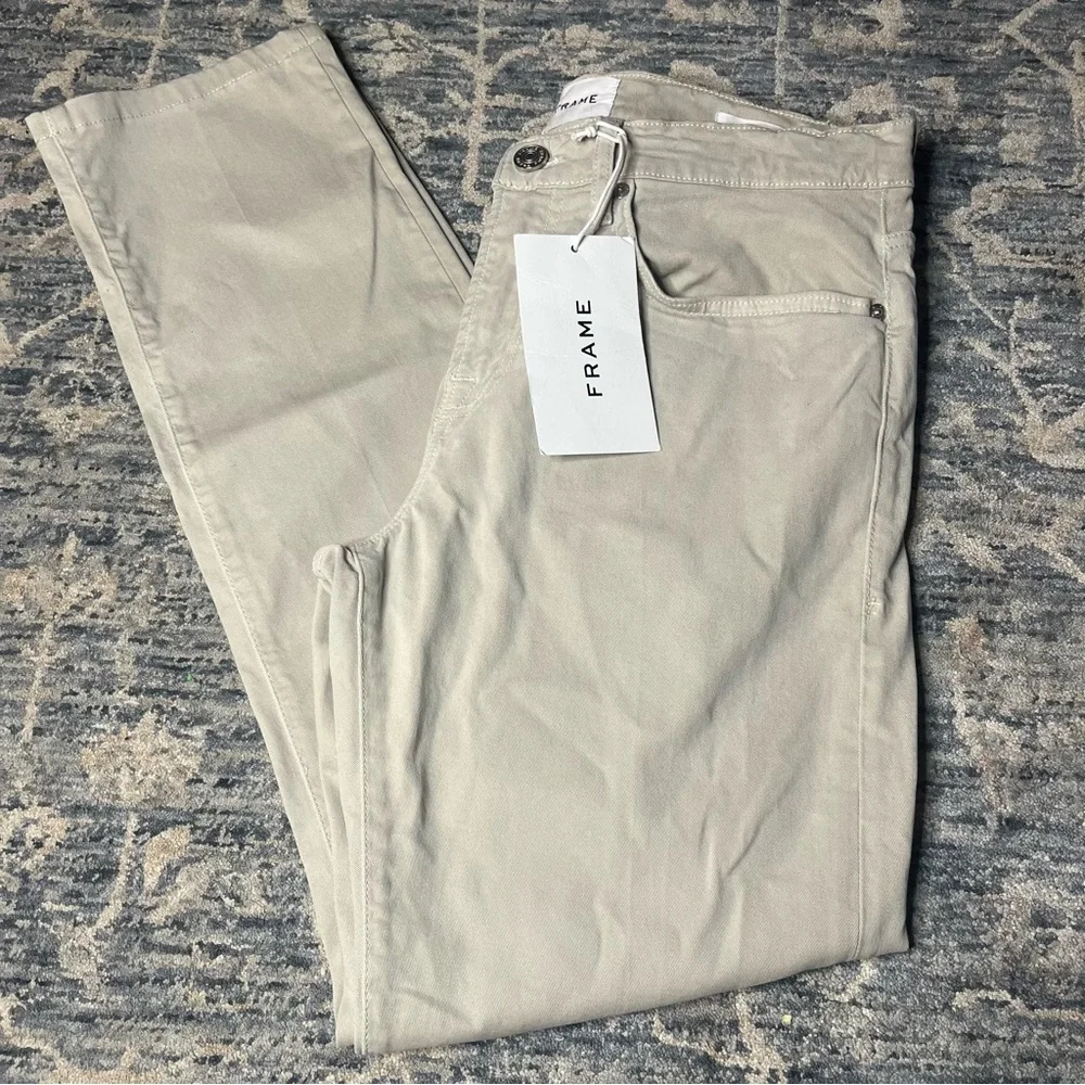 FRAME L'Homme Slim Fit Five-Pocket Twill Pants Men's Sz 32 NWT